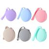 Zipper Travel Pouch Silicone Cosmetic Bag Protable Coin Purse  Women Girls