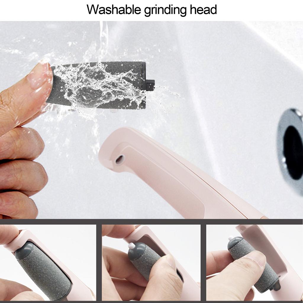 Electric Foot Callus Remover Electronic Foot File Scrubber Pedicure Tools for Cracked Heels Dead Skin