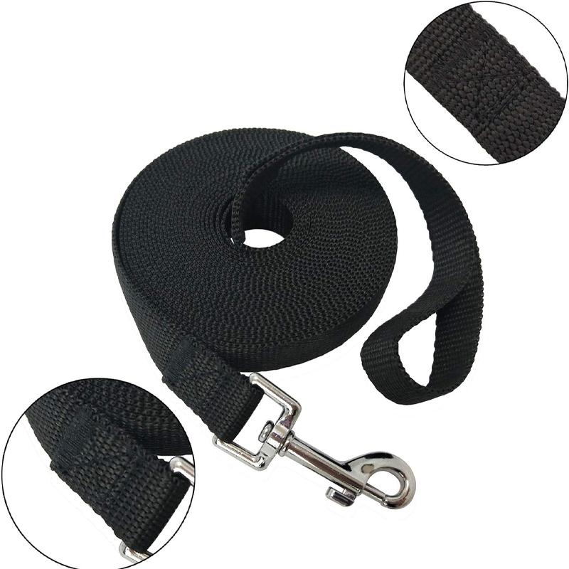 Nylon Durable and strong traction rope Pet Solid Color Long Lanyard Traction Rope for Small Large Dogs 5M 10M 20M 30M Lead Item