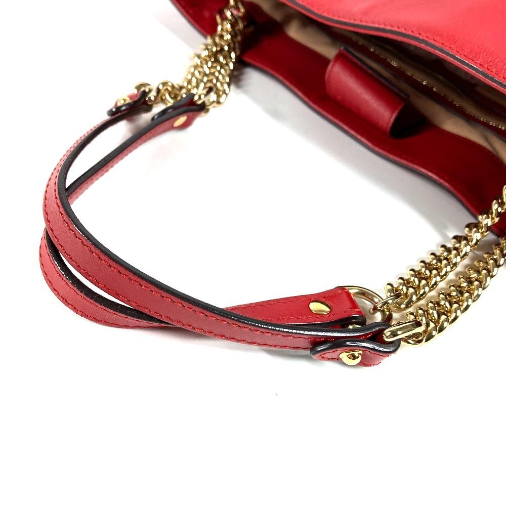 GUCCI 453561 Interlocking G Chain Tote Bag Double Chain Shoulder Bag