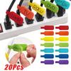 Self Adhesive Cable Labels Colorful Waterproof Cord Labels Tags Cable Management for Home Wire Tags Tear Resistant