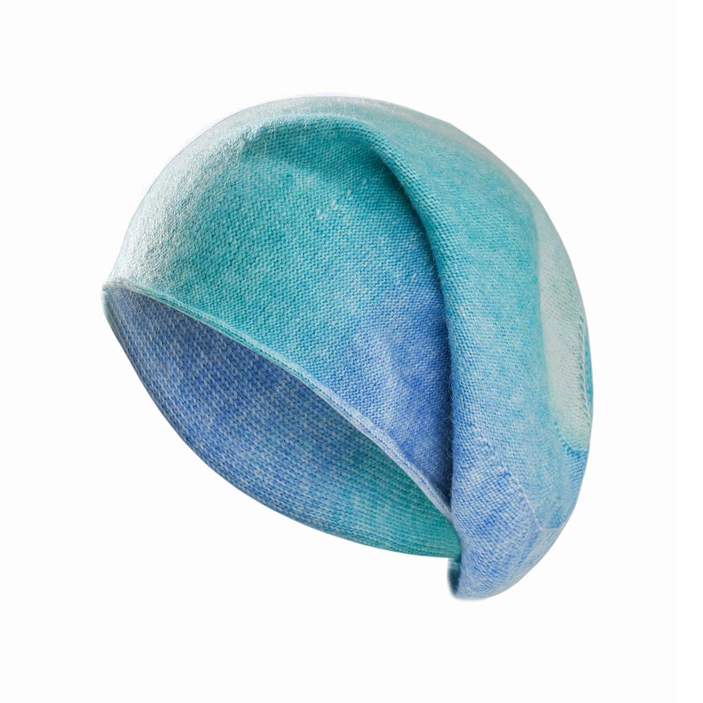 Women Cashmere Slouchy Beanie Hat Winter Thick Crimping Wool Knitted Warm Soft Skullies Beanies For Big Size For Lady Cap