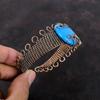 Спящая красавица, бирюзовый браслет, медная проволока, регулируемый браслет-манжета, браслет-манжета из настоящего драгоценного камня, браслет ручной работы, подарок для нее, медные украшения