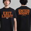 Metallica X Virginia Tech 2025 Exit Light Enter Night Slogan Two Sided Unisex T-Shirt