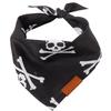 Skull Pattern Dog Cats Neckerchief Collar Scarf Pet Birthday Supply Dog Bandanas Soft Triangular