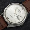 JAPAN VINTAGE SEIKO 5 AUTOMATIC 6309A MENS SILVER COLOR DIAL WATCH A701552-5 R206b-a701552