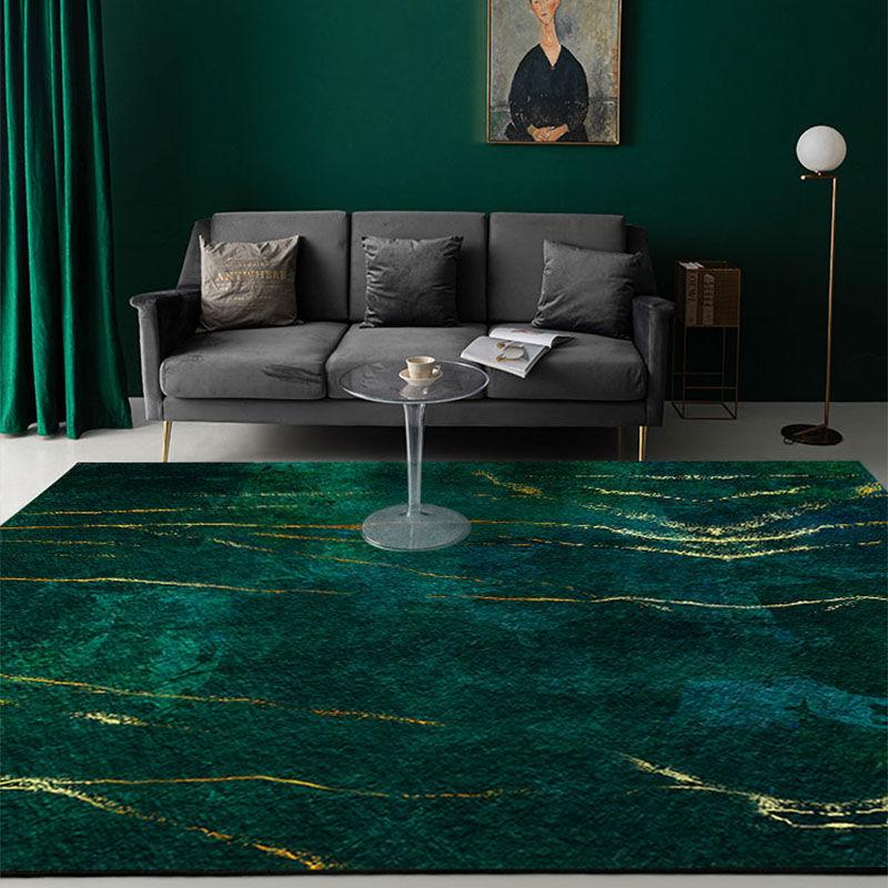 Современные Роскошные Ковры Украшение Гостиной Дом Большой Ковер для Спальни Декор Детской Комнаты Напольные Коврики Зеленый Коврик для Прихожей
