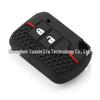Silicone 2-Button Car Key Cover for Mitsubishi Eclipse, ASX, Lancer, Outlander - Honeycomb Style