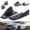 1 пара, 35 см, универсальная автомобильная боковая юбка, рокер-сплиттер, боковое крыло, бампер, бампер для губ, черный карбоновый вид, боковые юбки