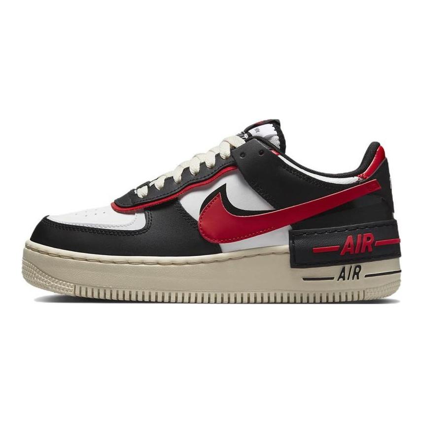 Nike Женские кроссовки Air Force 1 Low Shadow Summit White University Red Black DR7883-102