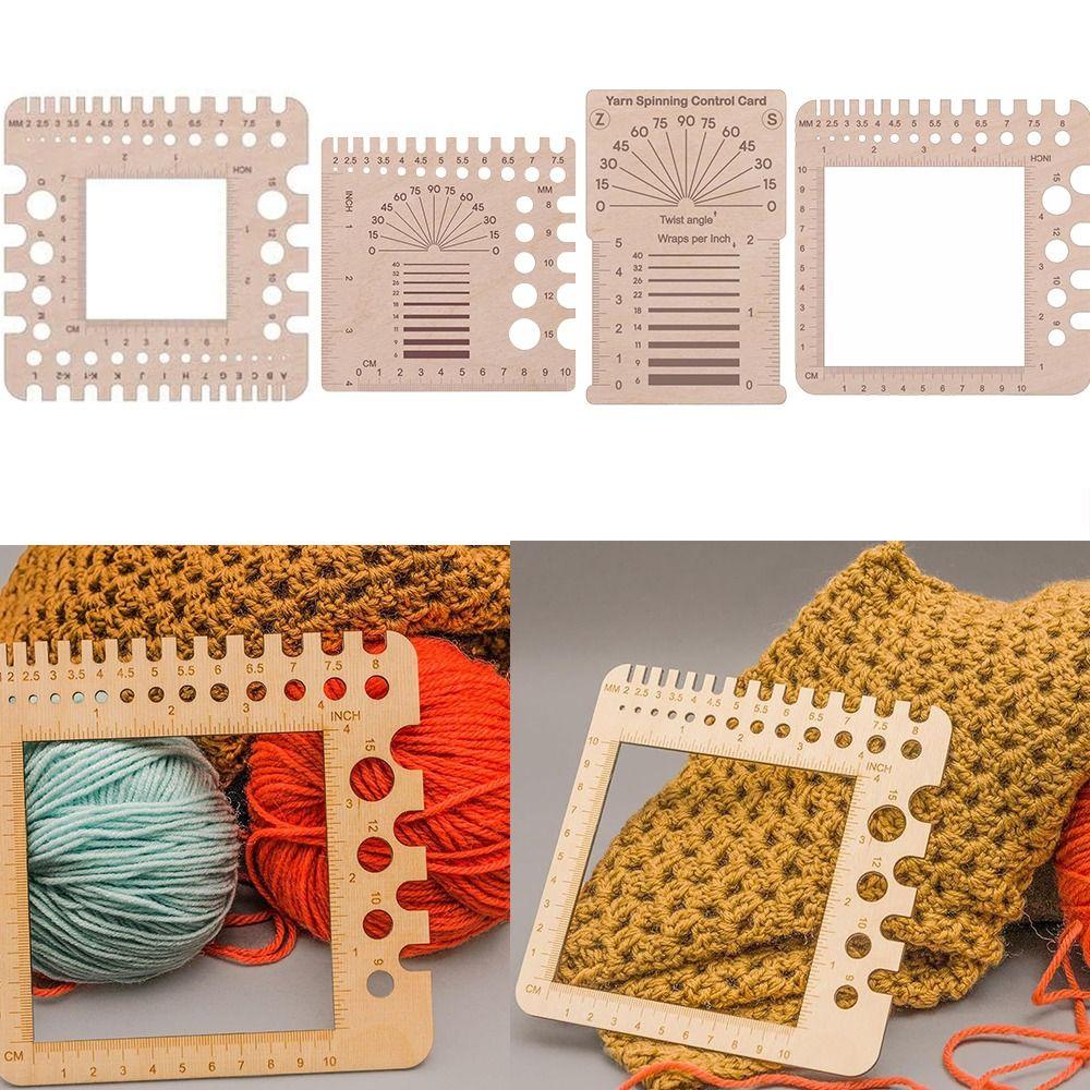 Правило измерения ниток для вышивания, оберточные прядильщики, измерительные инструменты для пряжи, измерительная игла для вязания