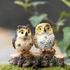 62KD Bird Miniature Figurines Garden Landscape Sculpture Outdoor Statue
