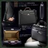 [Hirano Bags, Toyooka Craftsmanship] Made in Japan Men's Dulless Bag with Natural Wood Handles, Wide Opening, A4 Size, Two-Compartment Business