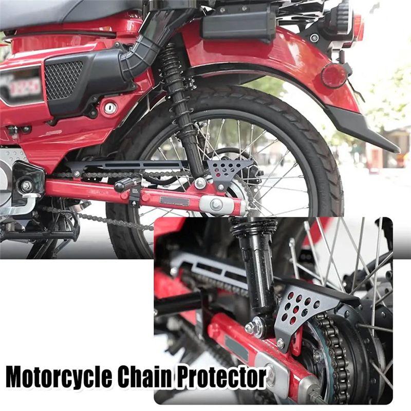 NEW-Chain Guards For Honda Hunter Cub Trail 125 Chain Protector Cover CT125 2020 2021 2022 Motorcycle Equipments Parts Accessori