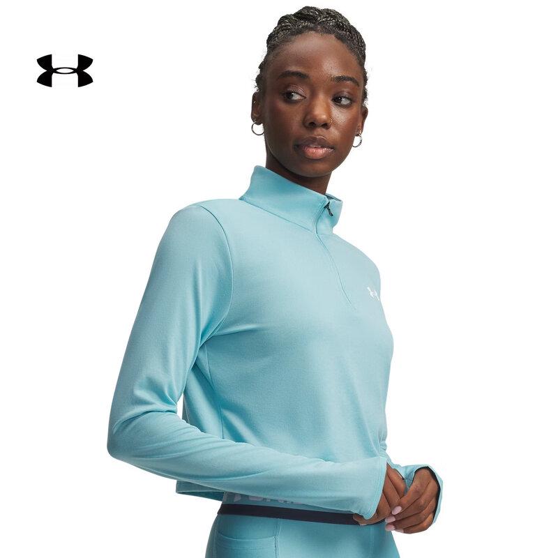 Under Armour Женская тренировочная толстовка с молнией 1/2 и логотипом бренда