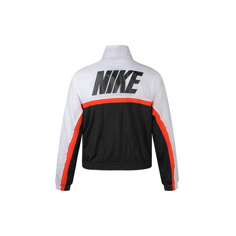 Nike Ретро Вязаная Баскетбольная Куртка Белый/Черный/Командный Оранжевый AV9756-100