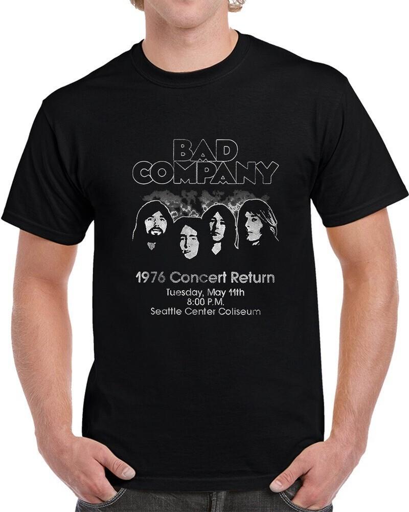 Покойся с миром Мик Ральфс BAD COMPANY Футболка унисекс черная, полный размер