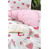 Tiles Single Patterned Duvet Cover Set, Elastic Sheet And 1 Pillowcase