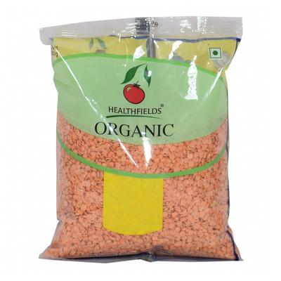 Красная Чечевица (500 г), Masoor Dhuli,  Health Fields