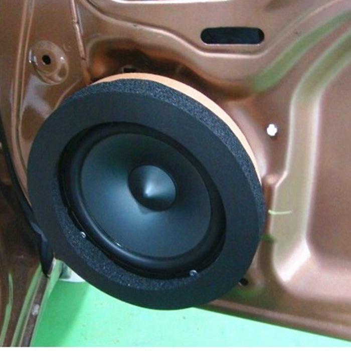 6,5-дюймовый автомобильный динамик, кольцо для басовой отделки двери, звукоизоляция, хлопок, аудиоколонки, изоляционное кольцо, звук, замена деталей салона