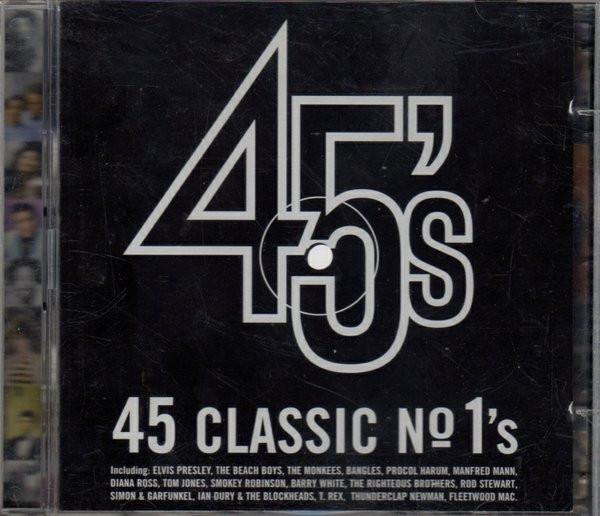CD VARIOUS - 45 Classic No 1's TTVCD3217 BMG, Telstar TV 2001 Japan Pop Used