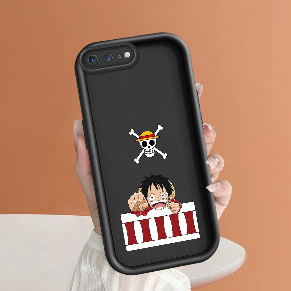 Japanese Popular Anime Luffy Phone Case for iPhone Samsung Galaxy Xiaomi Redmi POCO HUAWEI Honor Shockproof Rubber Soft Flexible Cover Casing