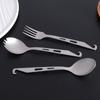 Environmental Titanium Spoon Portable Cutlery Fork Chopsticks Light Titanium Cookware Outdoor Tool