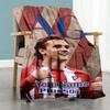 Atletico Madrid Personalized Name Blanket Throw Personalized Blanket Comfortable Great for Seaside Bedding Couch Livingroom for All Occasions