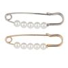 Elegant Pearl Brooch Pin for Women's Shoulder Strap & Waist-Shaping