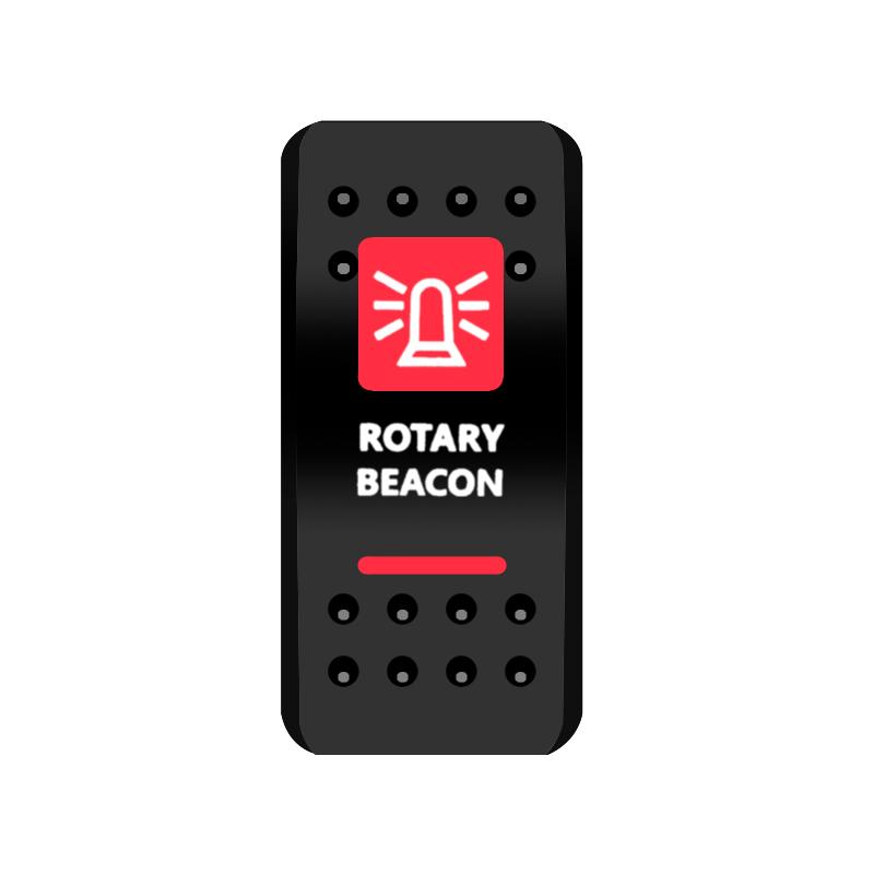 12V 24V Car Boat LED Button Switches Dual RED Lights 5P SPST Waterproof Rocker Switches for ARB Marine RV 4×4 Caravan