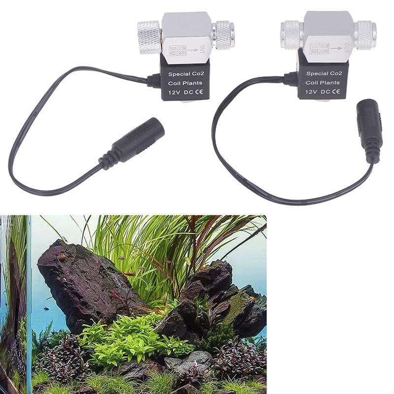 Регулятор электромагнитного клапана Co2 для аквариума 110 В-220 В Низкотемпературный Co2 Аквариум Аквариум Электрический Магнитный Клапан Eu Us Dc12V