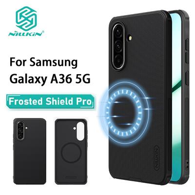 Для Samsung Galaxy A36 5G чехол для телефона Nillkin Super Frosted Shield Pro Magnetic Hard PC+TPU Shell противоударный задний чехол