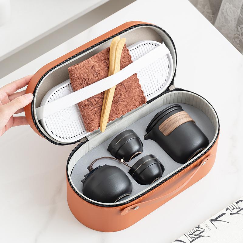 Ceramic Express Travel Tea Set Opening Gifts for Customers Corporate Business Companion Annual Meeting Activities High-end