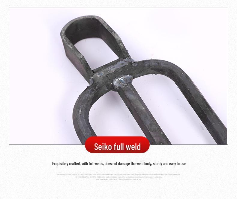 Садовая вилка и мотыга из марганцевой стали, устойчивой к ржавчине: 2, 3 и 4 зубца для копания, рыхления почвы и рекультивации земель