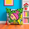 T-tokidoki Аниме Наволочка Наволочка Плюшевая Ткань Мягкая Двусторонняя Печать Домашний Диван Высококачественная Подушка