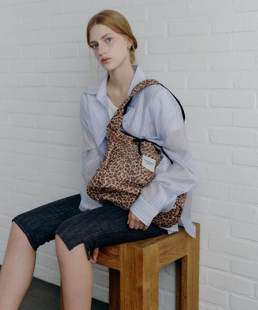 Jillstuart Acc [Easy Bowbow] Черная нейлоновая двусторонняя сумка через плечо L