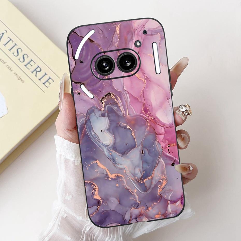 Модный Чехол-Картина Для Nothing Phone (2а) Плюс Черный Силиконовый Мягкий Чехол Для Nothing Phone 2 Phone2a Чехлы Бамперы