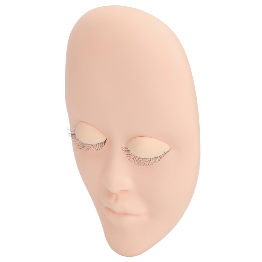 Манекен для наращивания ресниц, 3 пары съемных век, однослойная модель лица для наращивания ресниц