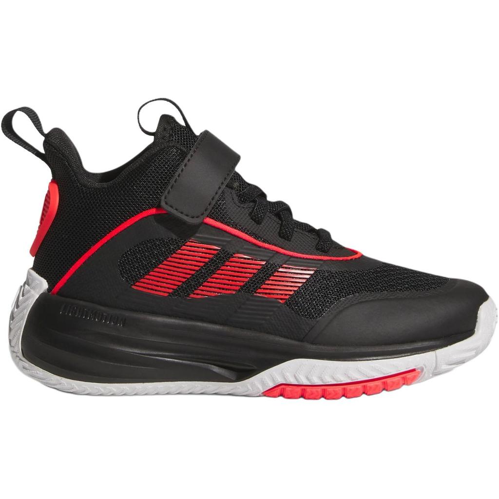 adidas OwnTheGame Высокие Детские Баскетбольные Кроссовки Черно-Красные Детские Кроссовки JQ7939