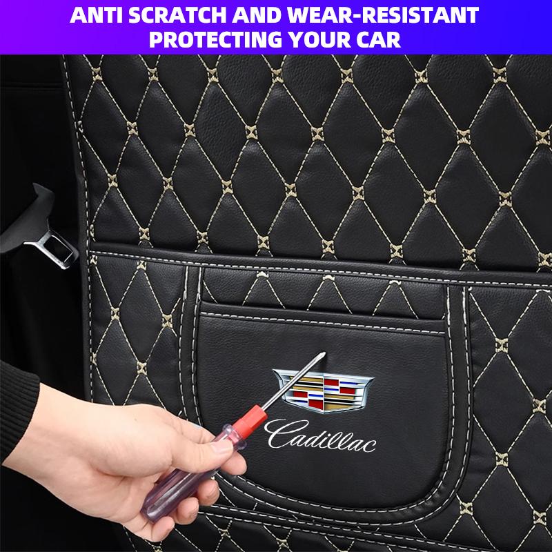 1Pc Car Seat Backrest Anti-kick Pad Anti- dirt Scratch Mat Auto Accessories For Cadillac XT5 XT6 ATS XTS SRX XT4 CT5 CT6