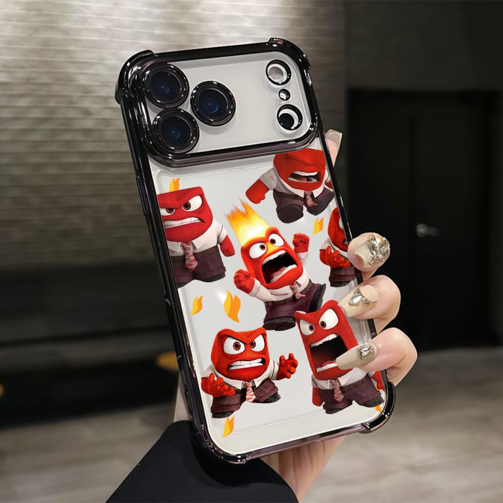Funny Inside Out Phone Case for Samsung Galaxy A57 A56 A55 A54 A53 A52 A37 A36 A16 A06 4G 5G Anti-drop Transparent Cover