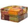 2 Seater Modular Pouf Patchwork Fabric