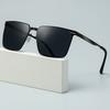 Square Frame Men's Metal Sunglasses  Fashion Driving Uv Proof Hd Sunglasses 5133