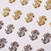 3D Money Coin Design Dollar Nail Art Decorations Nail Art Rhinestone DIY Nail Jewelry Manicure