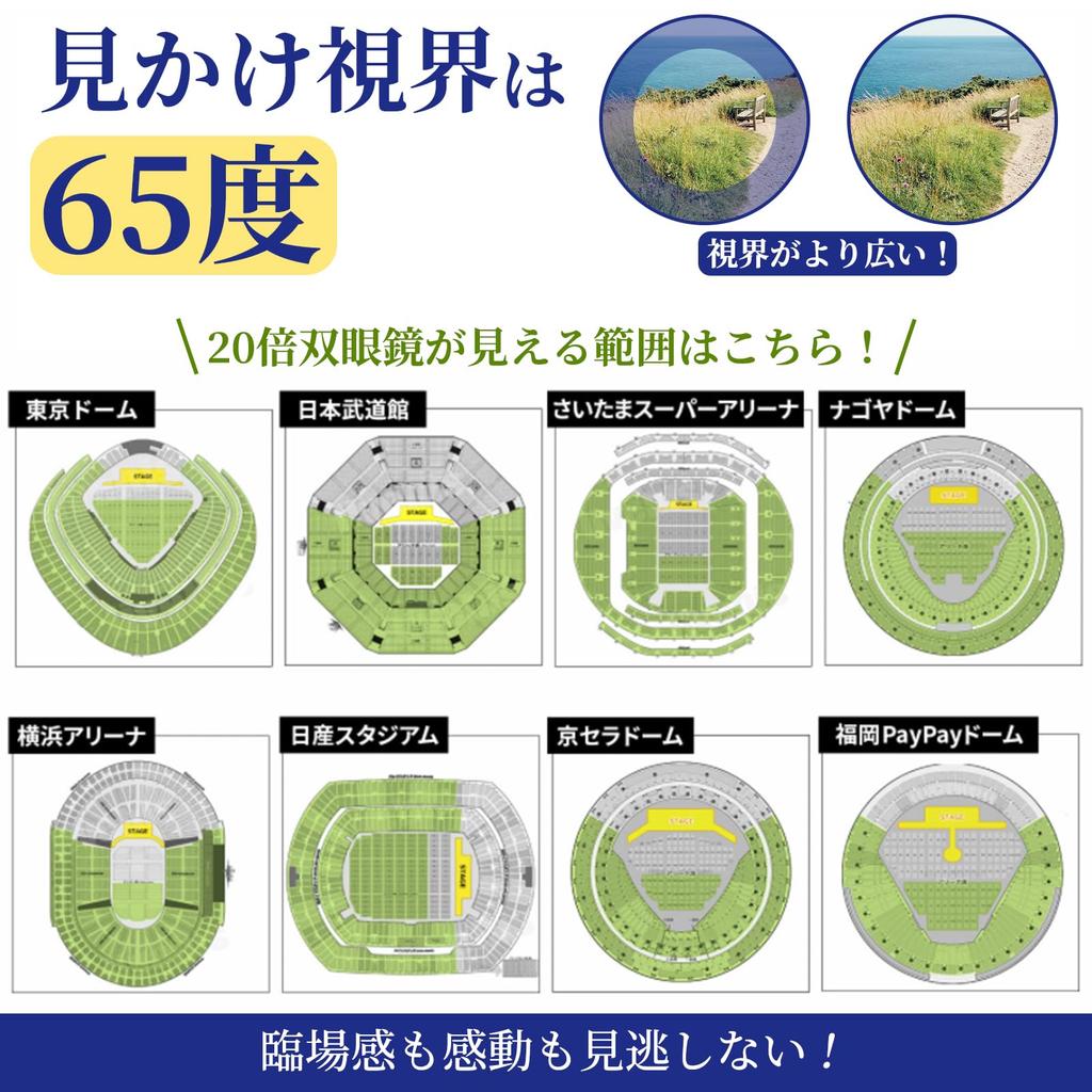 Saeda Binoculars for Live 20x Opera Ultra for Adjustable Waterproof Active Bird Watching for Children and Dedicated Storage Case with Neck Japanese