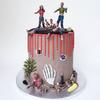 17 PCS Zombie Cake Decoration Zombie Cake Toppers Zombie Figure Themed Party Decorations for Birthday Weeding Party Cake Decor
