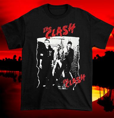 Хлопковая футболка The Clash Band для мужчин Все размеры S-4XL Унисекс футболка EE155A