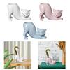 Cartoon Cat Flower Pot Ceramics Creative Porcelain Flower Vase for Patio Desktop Ornament Home Decoration Courtyard Bedroom