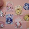 Милое Мультяшное Мини Круглое Зеркало Sanrio - Портативное, Высокая Привлекательность для Детей и Студентов, Дизайн 'Девичье Сердце'