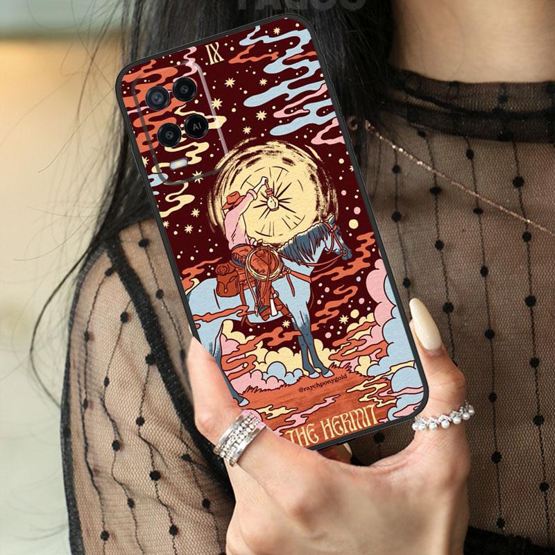 Чехол 'Космическая ковбойка' для Oppo A80 A60 A40 A17 A57 A77 A74 A54 A94 A78 A98 A18 A38 A58 A96 A76 A16 A15 A5 Pro
